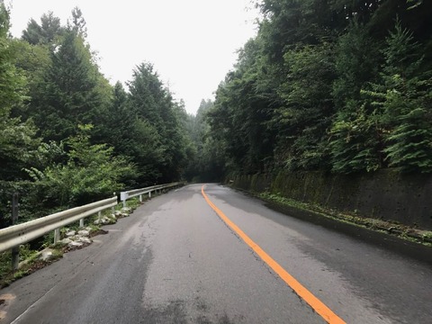 県道10号はよく整備された走りやすい道