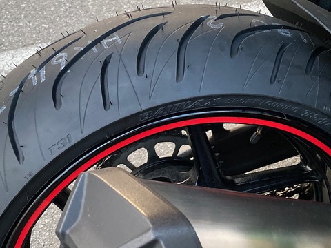 Bridgestone S22(OEM)からT31へのリプレース