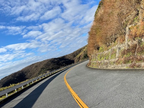 晩秋の伊豆半島。箱根ターンパイクから伊豆スカイラインと西伊豆スカイラインへ。