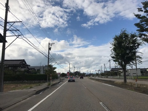 峠道もこれくらい晴れていればなあ