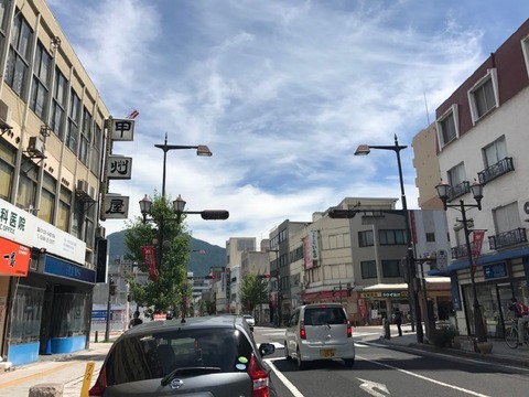 青木村からはそのまま国道を走り、上田の市街へ