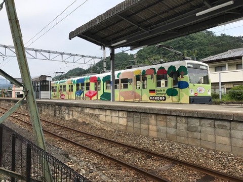 上信電鉄の「南蛇井」駅