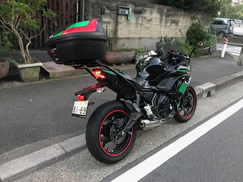 Ninja650 2017 積載 トップケース B47