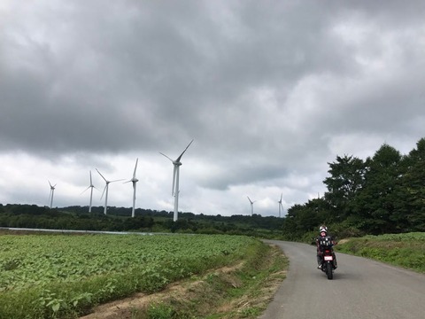 残念ながら高原付近はちょっと雲が厚かった