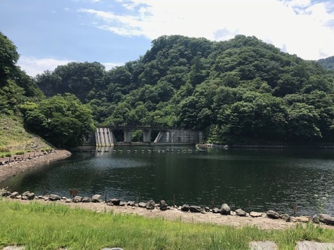 途中碓氷湖に立ち寄り