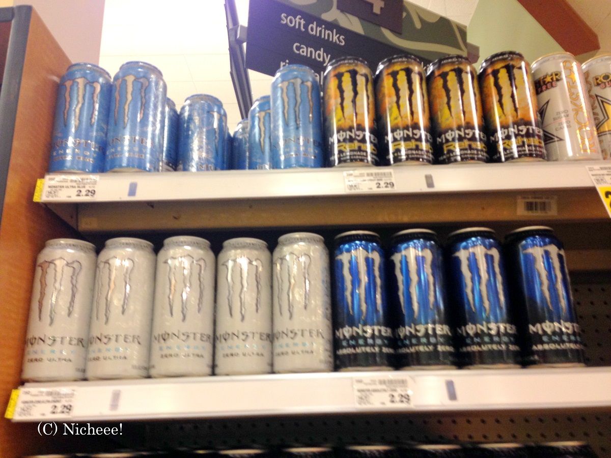 アメリカ西海岸 最新レポ まだまだある エナジードリンク 日本未発売の味 Nicheee ニッチー テレビリサーチ会社がお届けする情報サイト