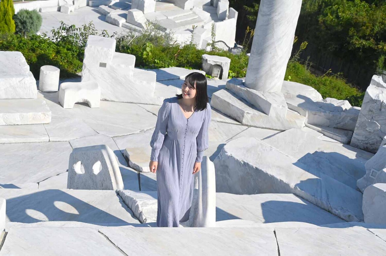 トレフォイル 超貴重 未来心の丘製作時に出た大理石の切れ端