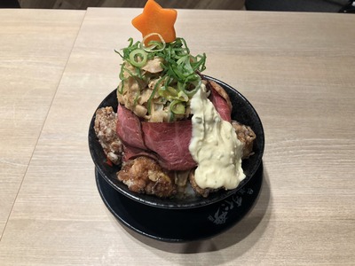 3.ツリー丼ガリタルソース