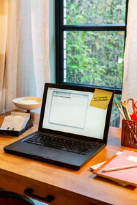 Sex and the City Airbnb 13 - Computer - Credit Kate Glicksberg