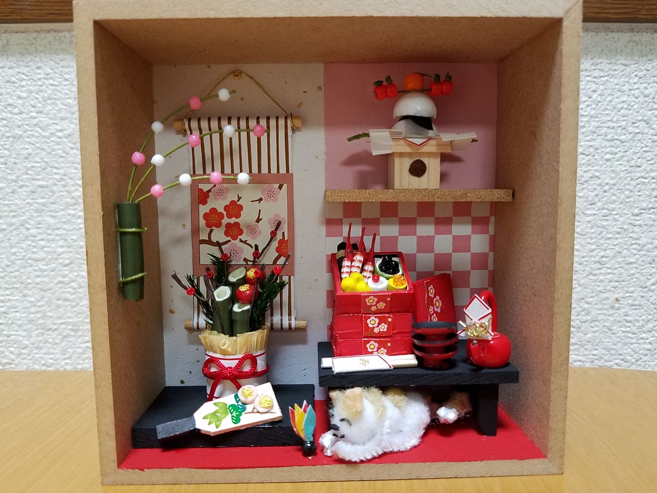 ハンドメイド♡ミニチュアお正月ॱ॰*❅HAPPY NEW YEAR❅*॰ॱ虎