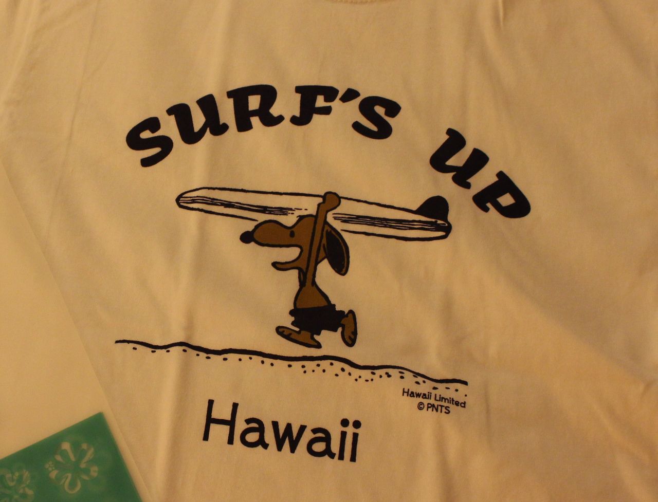 15年gwハワイ旅行 Moni モニ 限定の日焼けスヌーピーtシャツがかわいい Fu Maroの足あと