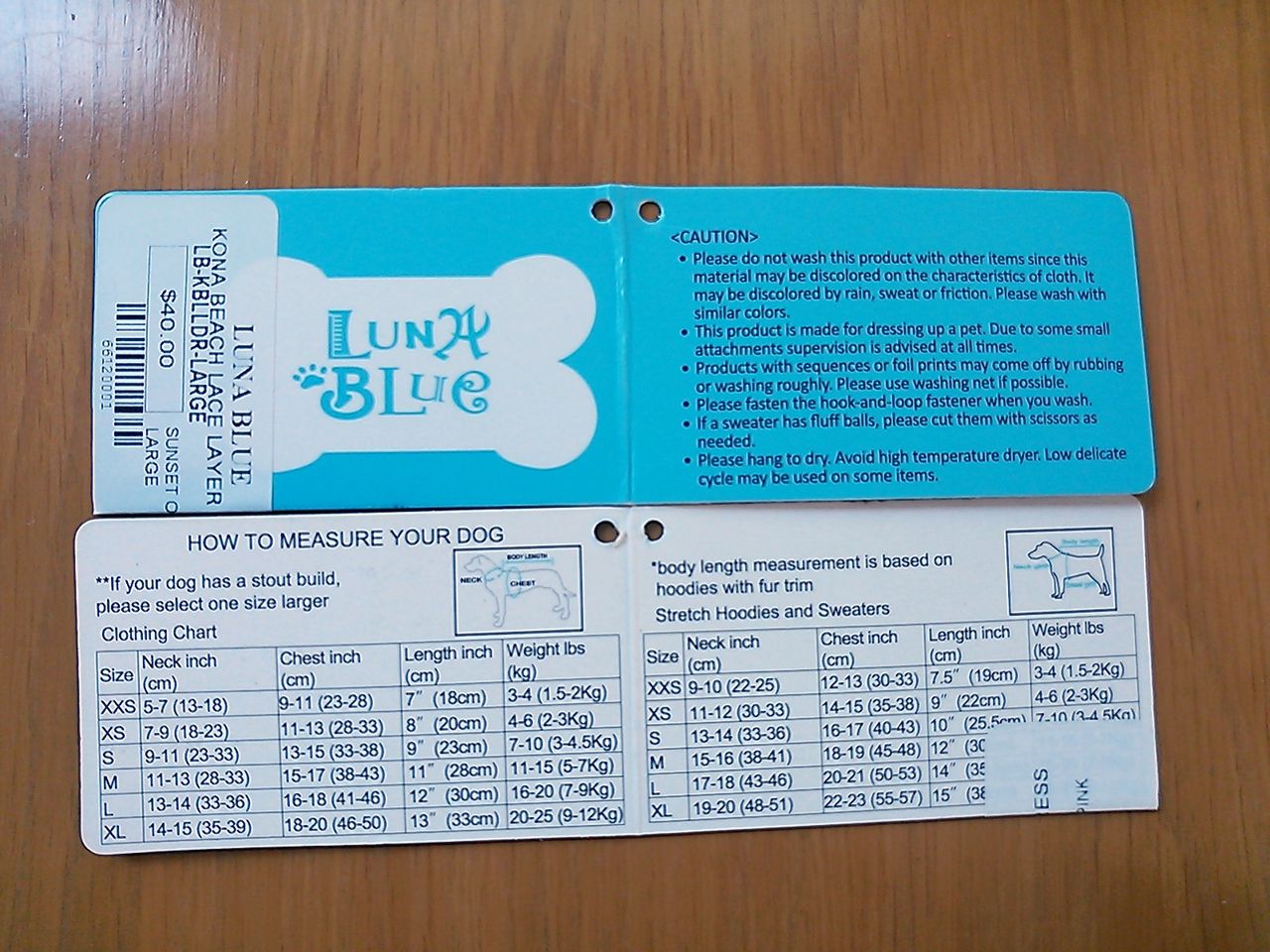 ハワイルナブルーLuna Blue  ヘアメス　ＸＬ　新品　犬服 Luna Blue☆ルナブルー】チュウネル No.5 パフューム タンク