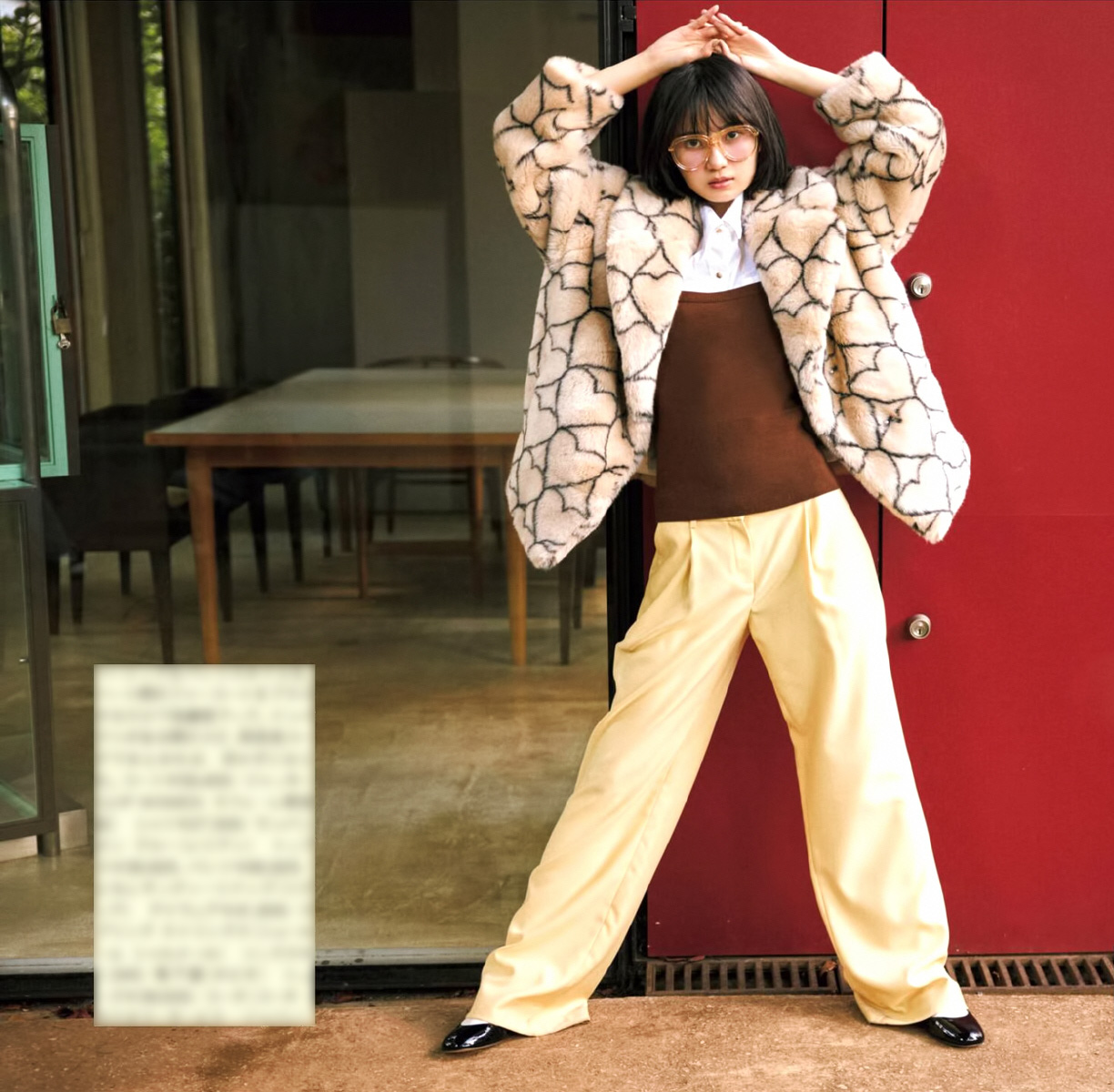 櫻坂46 的野美青、山下瞳月 bis 2025年冬号写真撮影場所 : fumi 櫻坂46 的野美青、山下瞳月 bis 2025年冬号写真撮影場所 : fumi