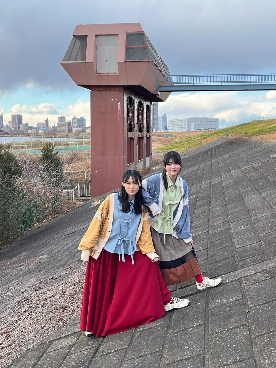 櫻坂46 幸阪茉里乃、増本綺良 週刊少年マガジン 2025 No.17 写真撮影