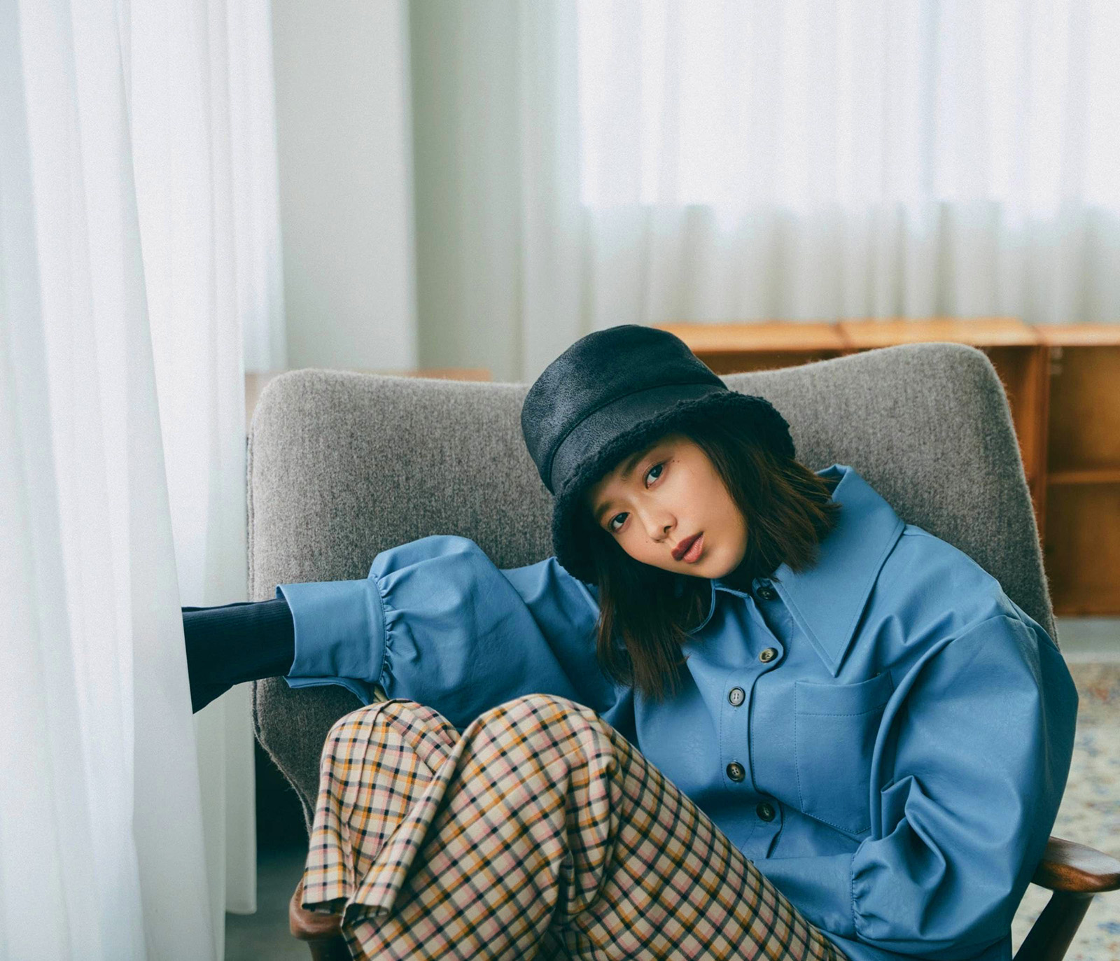 櫻坂46 渡邉理佐 non-no 2021年1月号写真撮影場所 : fumi Diary 2号店 