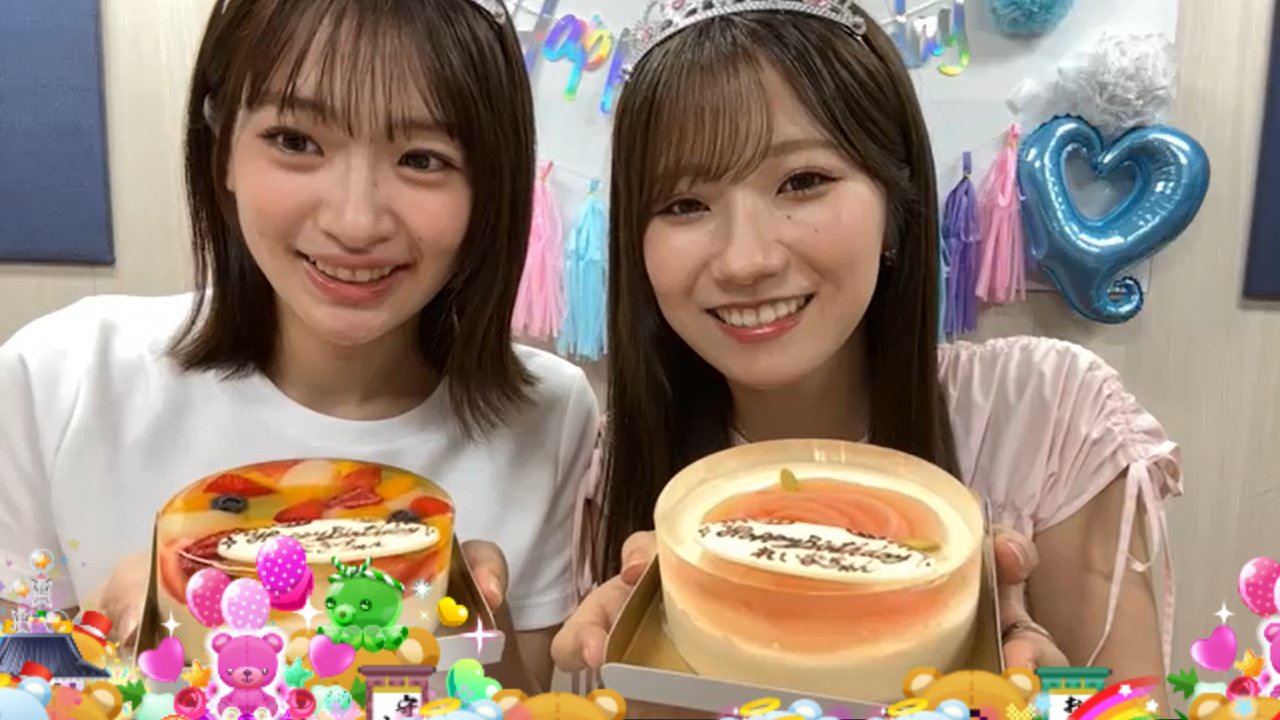櫻坂46 小田倉麗奈、小島凪紗の誕生日ケーキ : fumi Diary 2号店: ロケ 