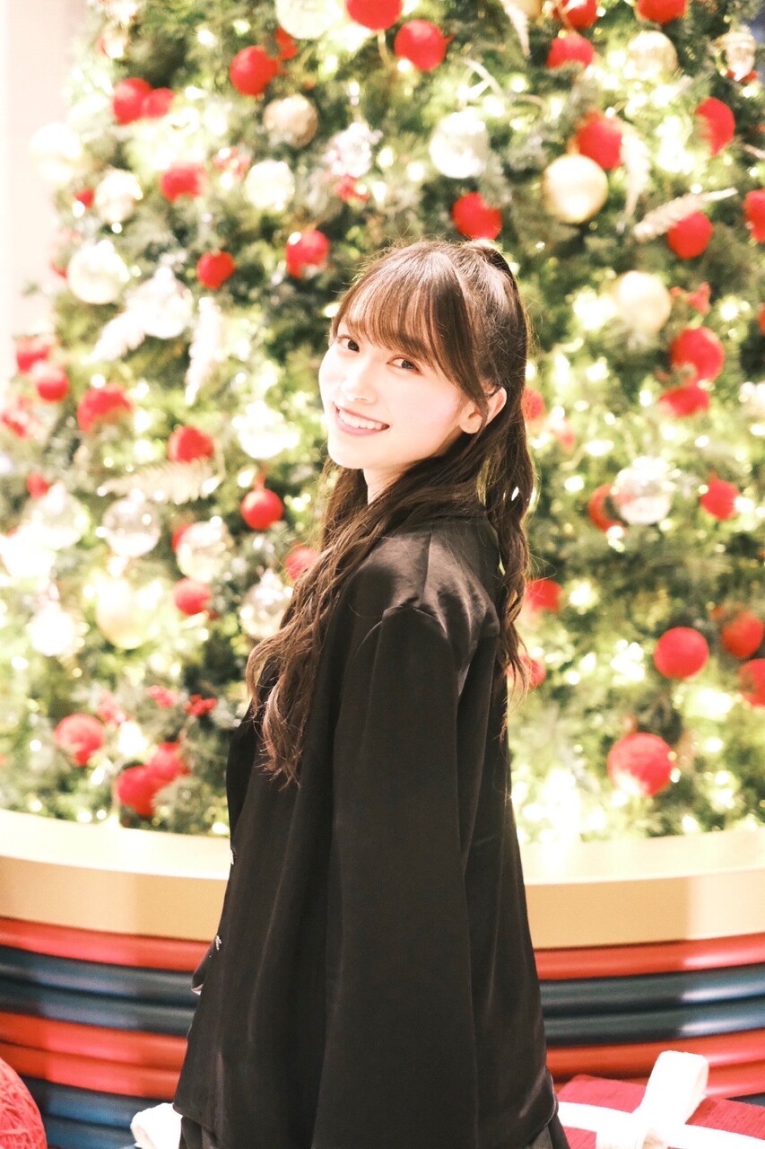 山﨑天　櫻坂46 2024 クリスマスサンタ 生写真 直筆サイン　座り 山﨑天 櫻坂46 2024 クリスマスサンタ 生写真 直筆サイン 座り