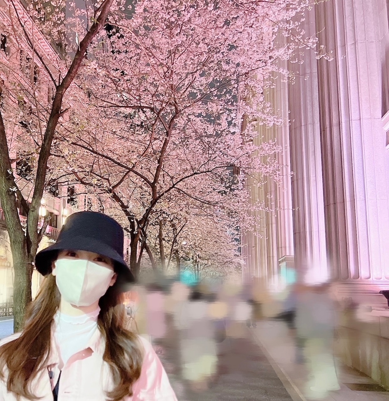 2023.03.28 櫻坂46 守屋麗奈「夜桜」blog写真撮影場所 : fumi Diary 2