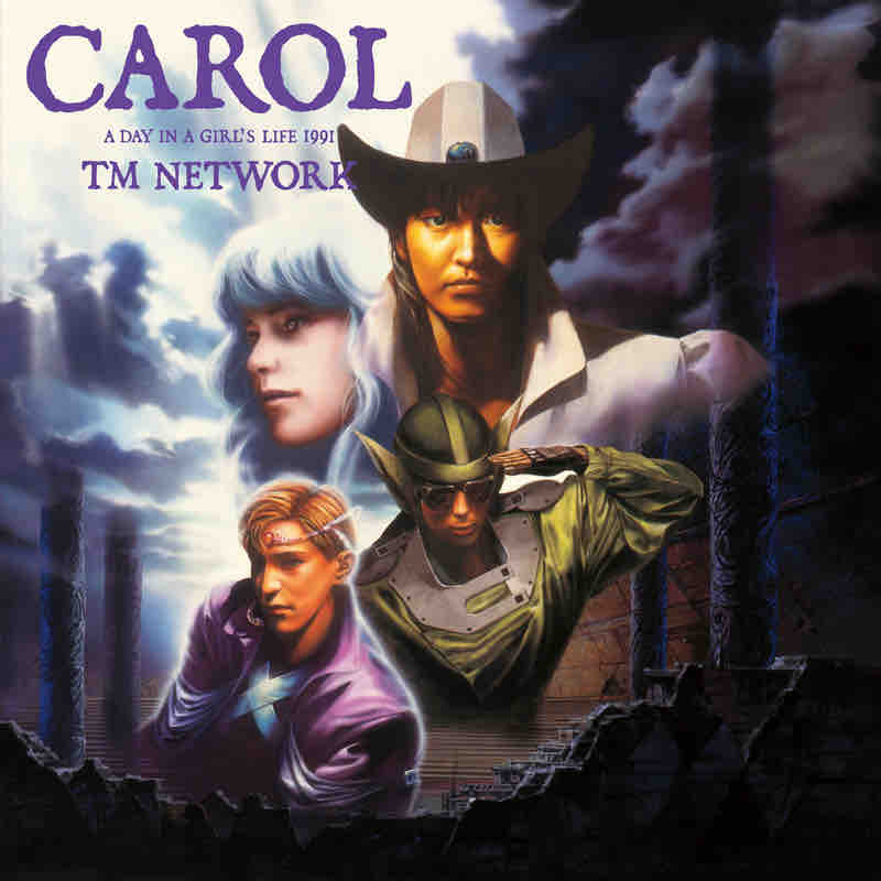 TM NETWORK CAROL レコード ＆ パンフレット TM NETWORK 「CAROL -A DAY IN THE GIRL'S LIFE 1991-」 : 今日は