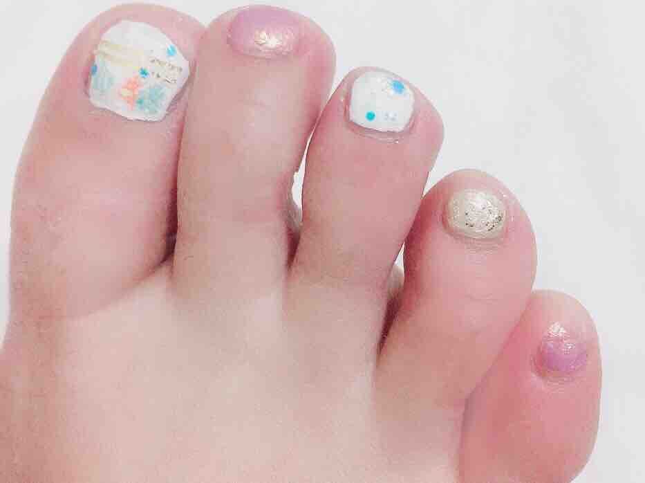 100円グッズで簡単セルフネイル第2弾 マリンネイル Olふーみん 100円グッズで簡単セルフネイル第2弾 マリンネイル Olふーみん