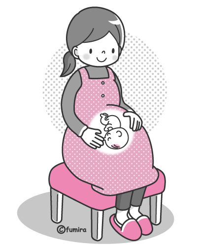 クリップアート マタニティ 妊婦さんのイラスト素材 子供と動物のイラスト屋さん イラストレーターわたなべふみ のブログ