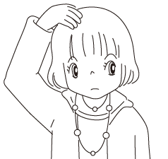 女の子線