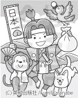 桃太郎一行