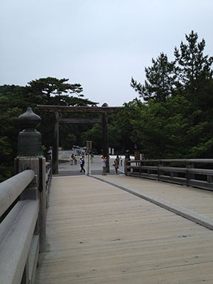 伊勢内宮入口
