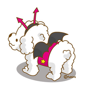 ハロウィン小型犬