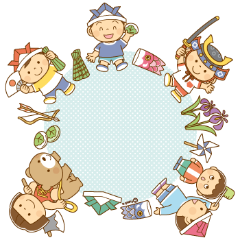 こどもの日のイメージいろいろのイラスト350