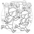 クリップアート 運動会 リレーをする子供と応援する家族のイラスト 子供と動物のイラスト屋さん イラストレーターわたなべふみ のブログ クリップアート 運動会 リレーをする子供と応援する家族のイラスト 子供と動物のイラスト屋さん イラストレーターわたなべふみ のブログ
