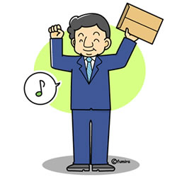 健康なサラリーマン男性