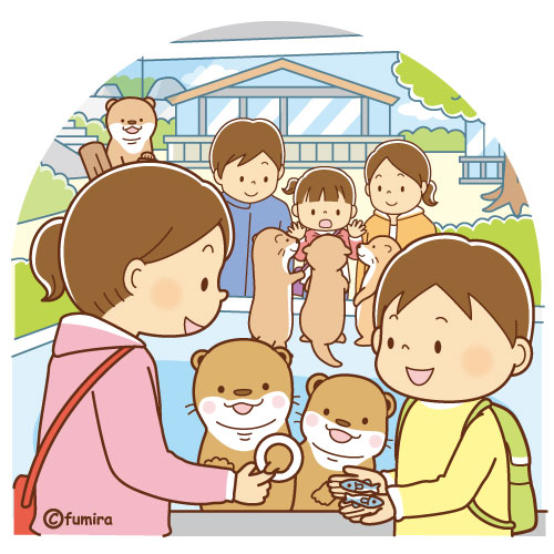 クリップアート コツメカワウソにえさをあげるこども 動物園 水族館のイラスト 子供と動物のイラスト屋さん イラストレーターわたなべふみ のブログ クリップアート コツメカワウソにえさをあげるこども 動物園 水族館のイラスト 子供と動物のイラスト屋さん イラストレーターわたなべふみ のブログ