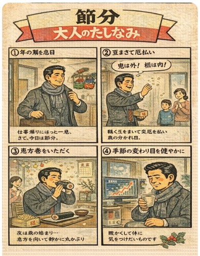 ★大人のたしなみ★  節分 編