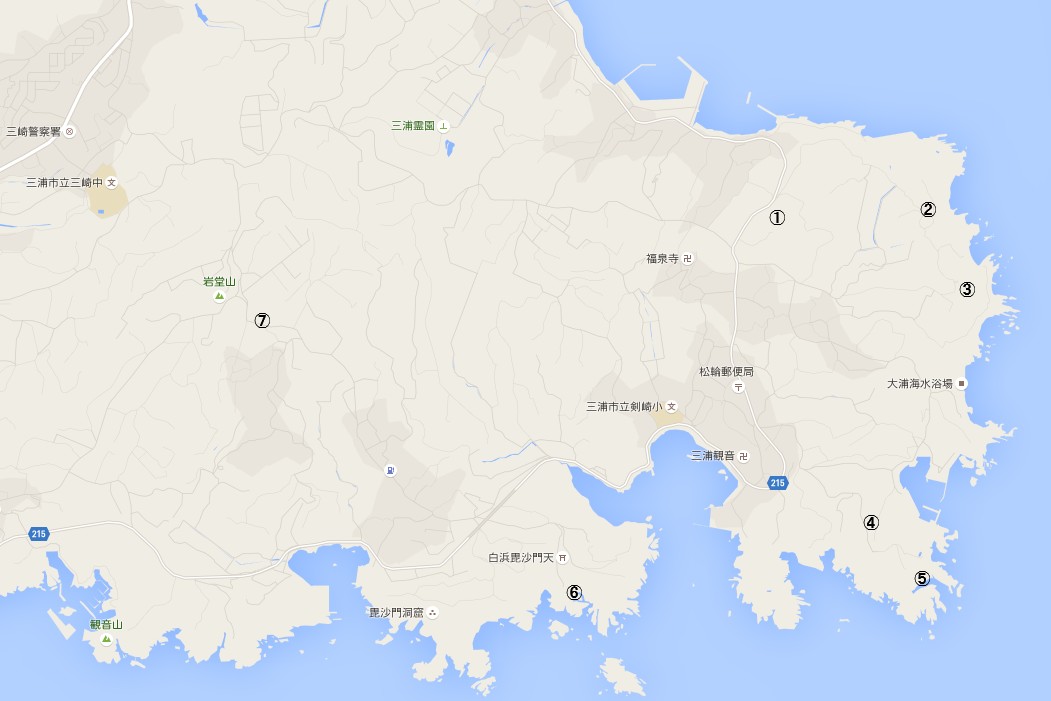 三浦半島 : ふなきちのフィールドノート