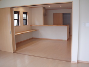 広いリビングダイニング