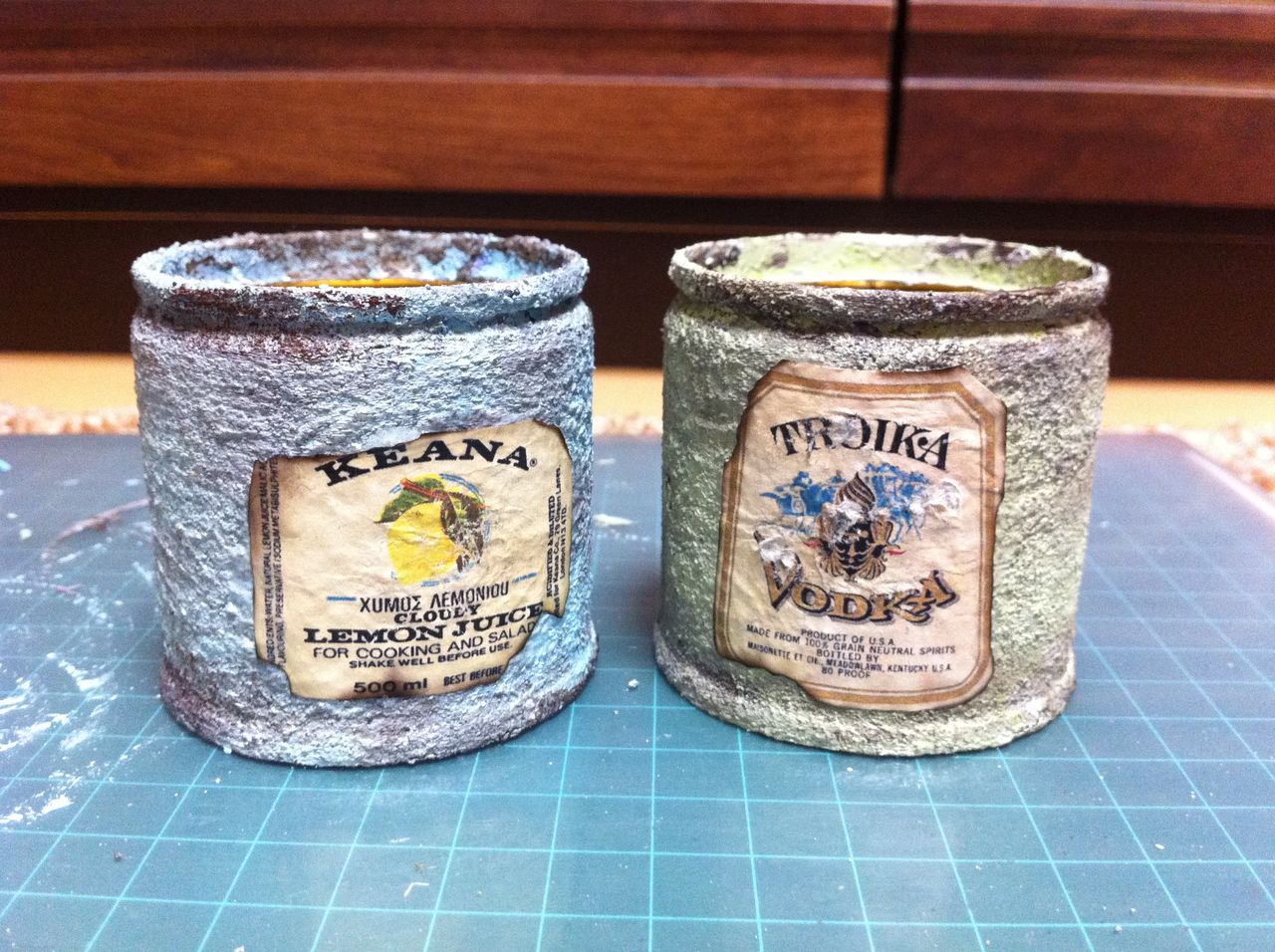 リメイク缶　デザインチリトリ缶 リメイク缶デザインチリトリ缶