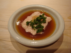 海味 肝ポン酢