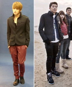 ヨンウン ジェジュンvsウヨン 同じジャケット他のスタイリング 大好き 東方神起