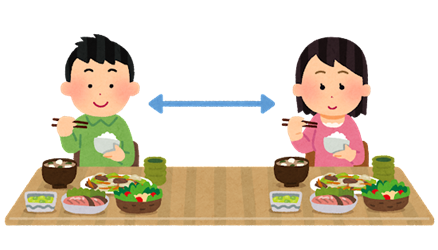 syokuji_hanareru_social_distance