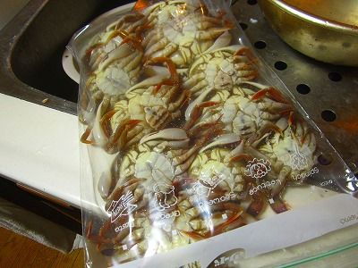 小平町のうすや漁港で渡り蟹を買いました 渡り蟹を塩茹でで 節約ライフを楽しまなきゃ