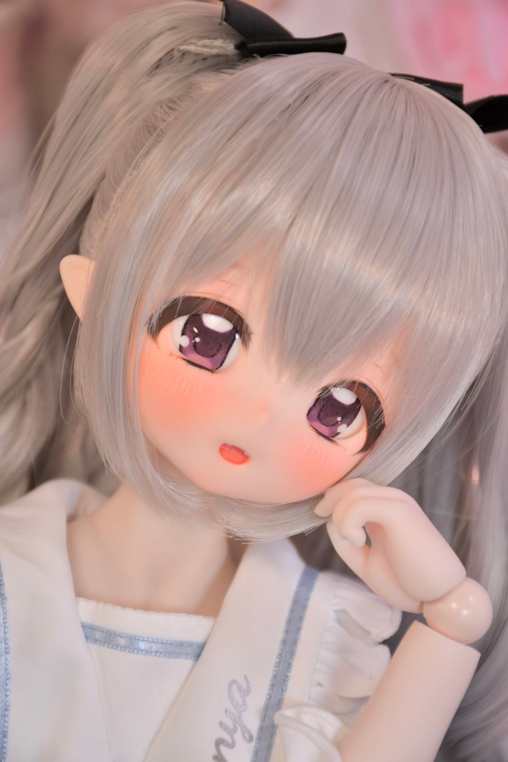 カスタムアイシードール✲シルバー系ボブ✲そばかすちゃん カスタムアイシードール✲シルバーボブ✲そばかすちゃん