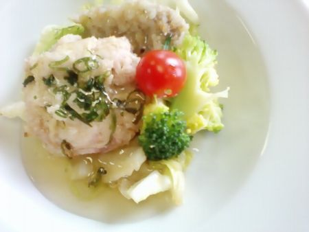 そば米と重ね煮のくず煮