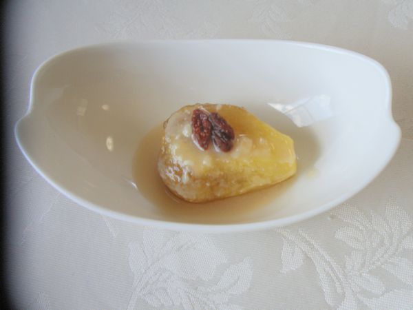 イチジク白味噌あんかけ