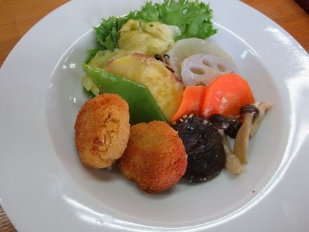 ひよこ豆のコロッケ