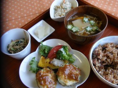 ゴーヤ肉詰め