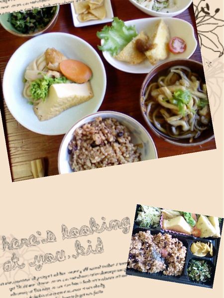 煮物、ひじきしょうが和え物
