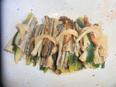アナゴわけぎ煮