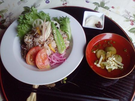 重ね煮のサラダライス