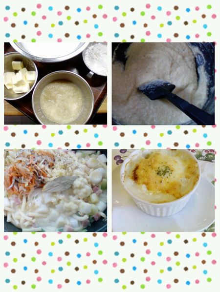 塩麹玉ねぎソースでホワイトソース